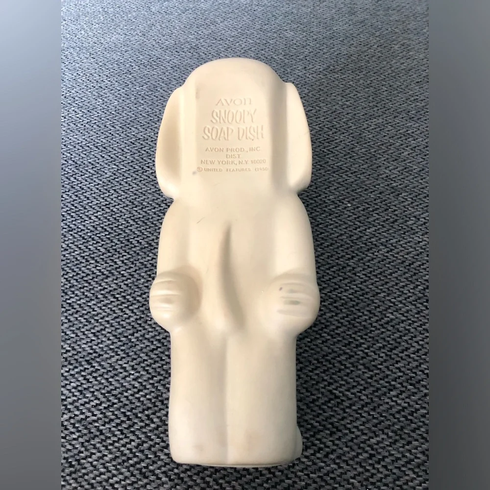 Vintage 1950 Avon Snoopy Soap Dish